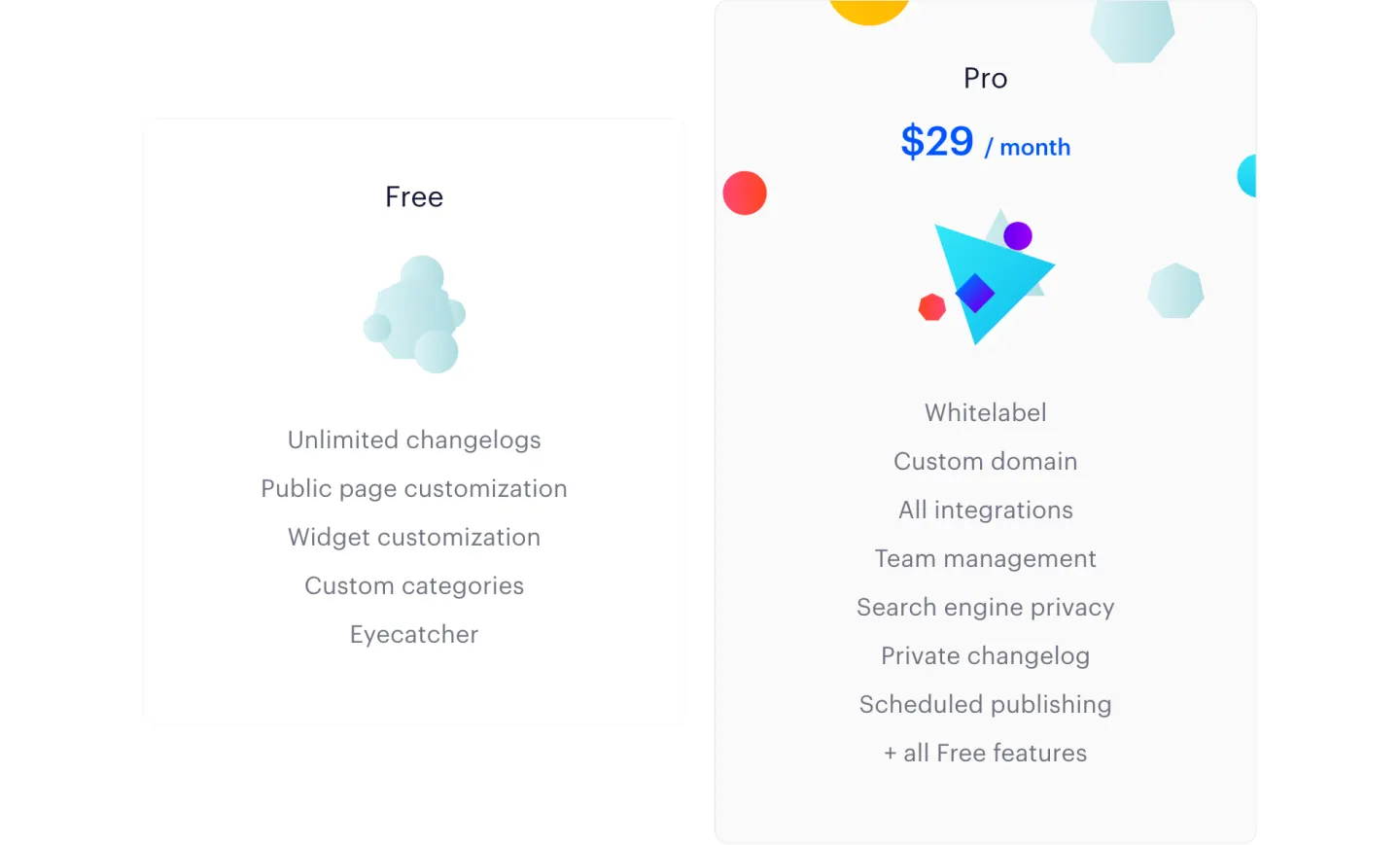 The Headway pricing section read 14 September 2026, a free plan with unlimited changelogs and Pro at twenty nine dollars a month